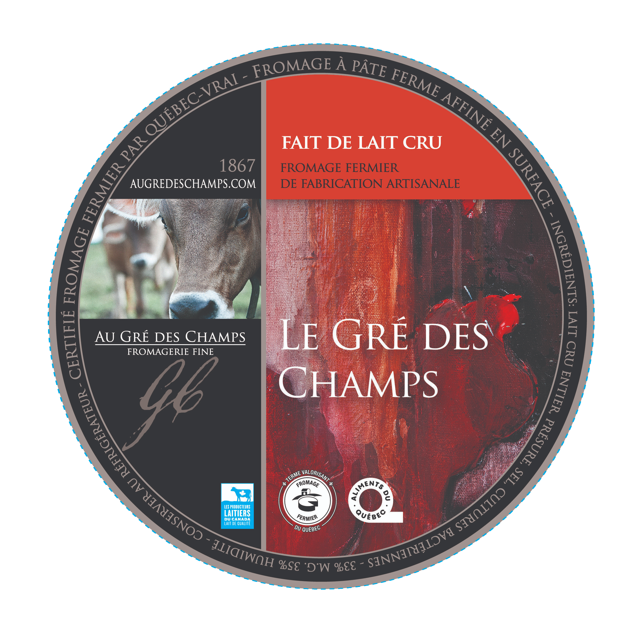 Étiquette - Gré des Champs (Le)